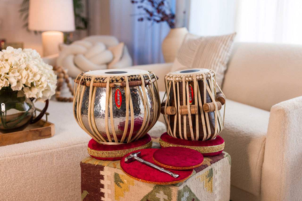 MAHARAJA Concert Extra Heavy 5.5 Kg Copper Tabla Drum Set AAD