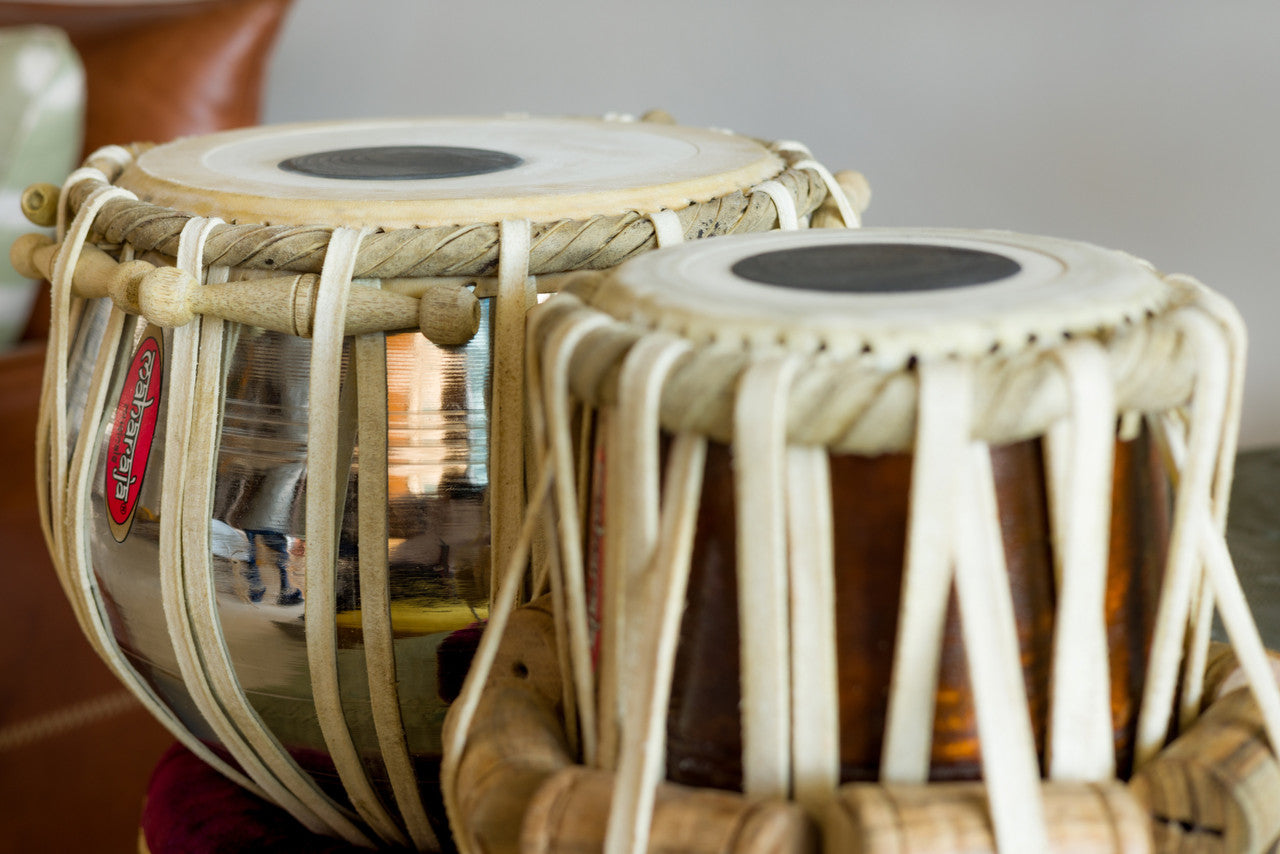 MAHARAJA Student Tabla Set, Steel Bayan, Finest Dayan, Accessories IB