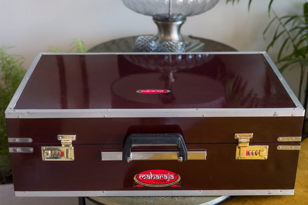 MAHARAJA Harmonium, Safri, 9 Stop, Rosewood, 42 Keys, Coupler AHF