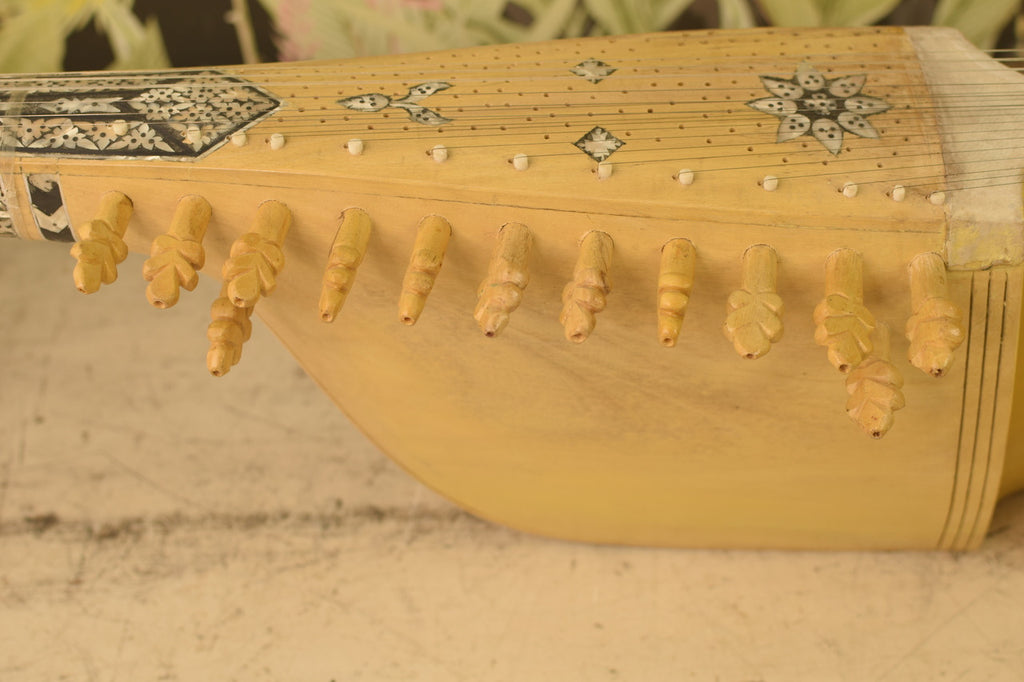MAHARAJA MUSICALS Afghani Traditional Jackfruit Wood Designer Rabab/Rebab - NAR1
