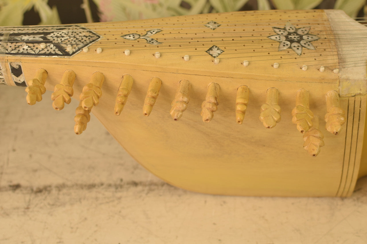 MAHARAJA MUSICALS Afghani Traditional Jackfruit Wood Designer Rabab/Rebab - NAR1