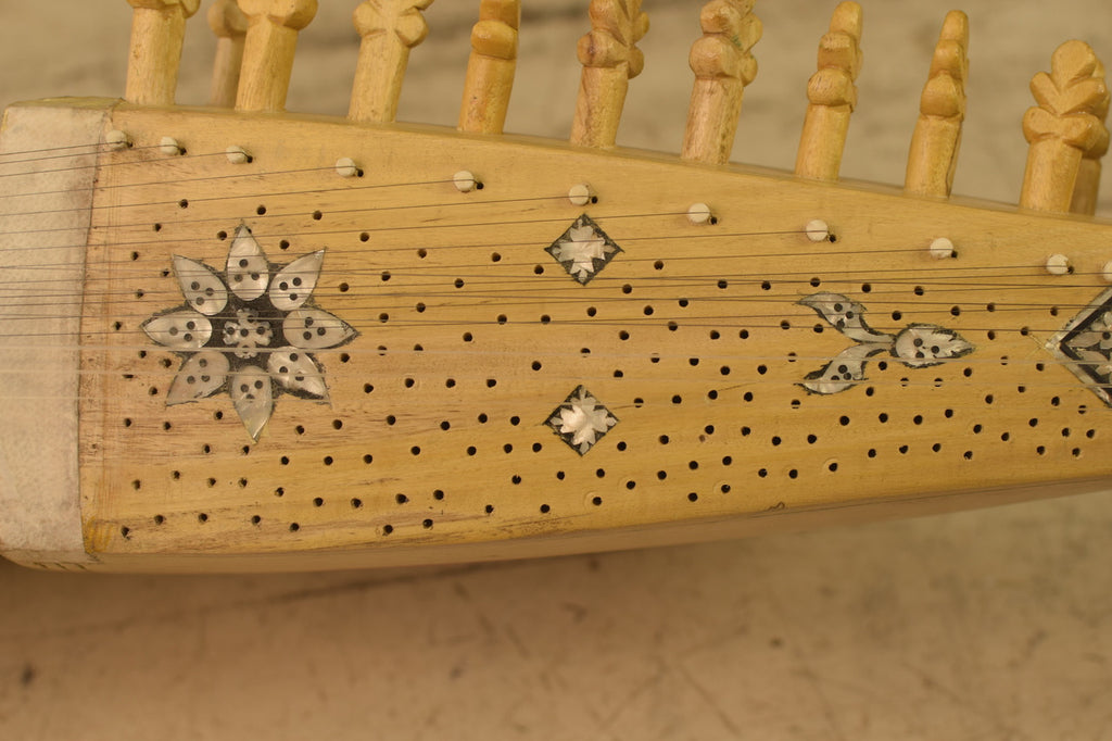 MAHARAJA MUSICALS Afghani Traditional Jackfruit Wood Designer Rabab/Rebab - NAR1