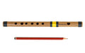 Sarfuddin Concert Bansuri Flute, Scale C# Small, 9", Bamboo