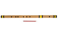 Sarfuddin Concert Bansuri Flute, Scale G Bass, 25.5", Bamboo