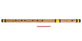 Sarfuddin Concert Bansuri Flute, Scale C# Bass, 34", Bamboo