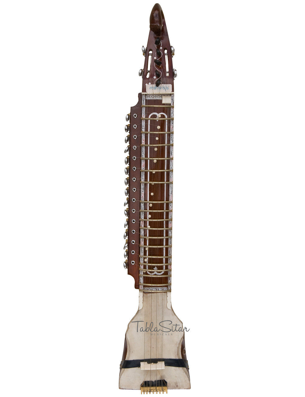 MAHARAJA Tun Wood Dilruba, Peacock End, Special Bow, With Pick-up AJI