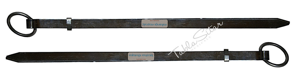 MAHARAJA Steel Plain Chimta/Chimpta Pair - Musical Fire Tongs - DBI