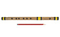 Sarfuddin Concert Bansuri Flute, Scale G# Medium, 13.2", Bamboo