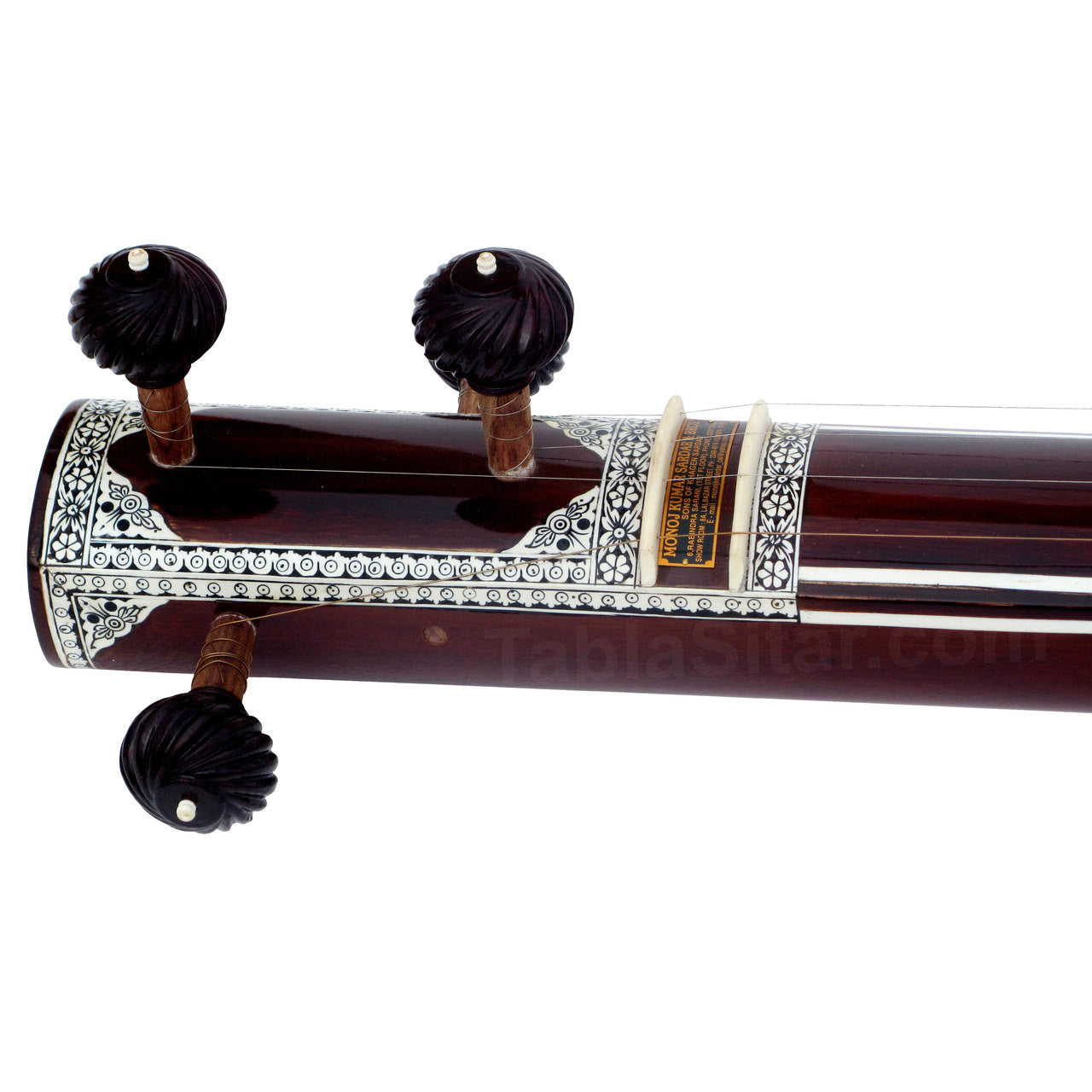 MKS Miraj Tanpura, Male, 4 Strings, Fiber Case, Dark Color Tambura BAI