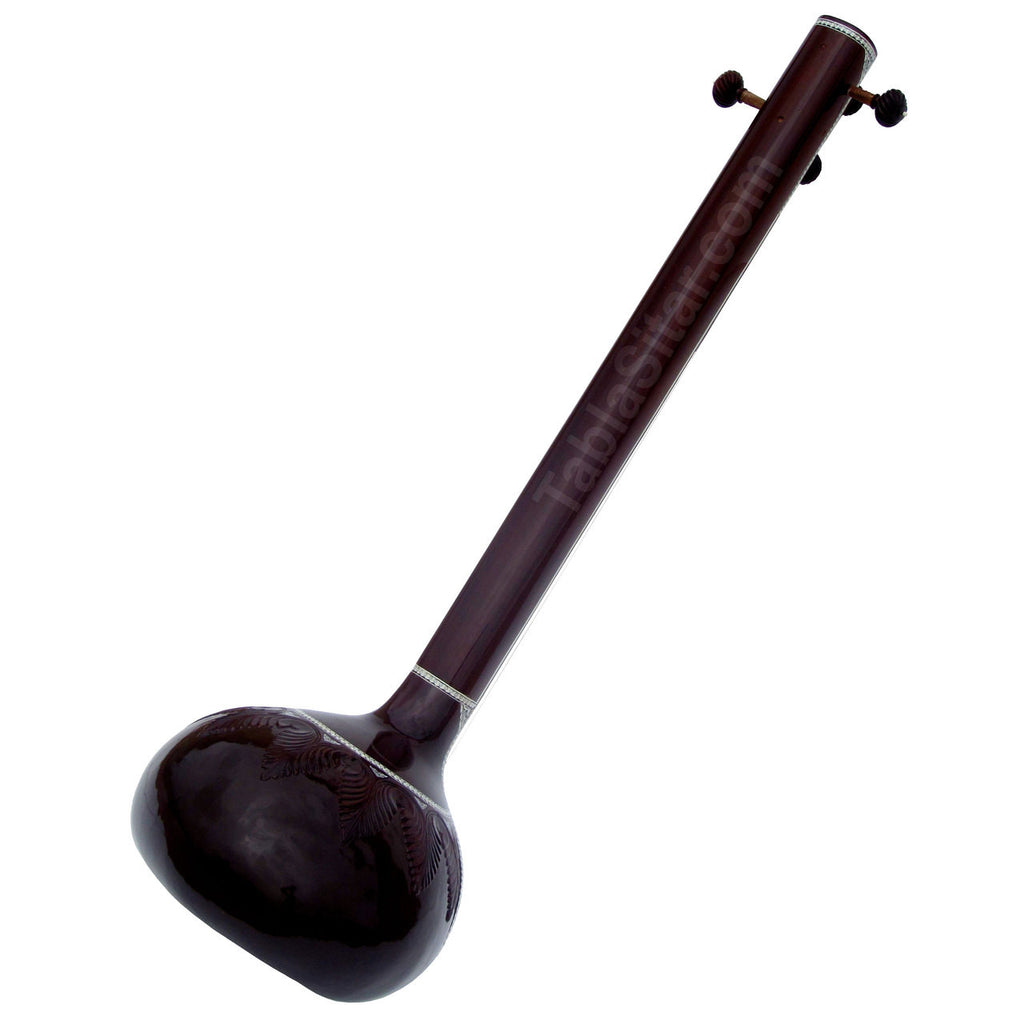 MKS Miraj Tanpura, Male, 4 Strings, Fiber Case, Dark Color Tambura BAI