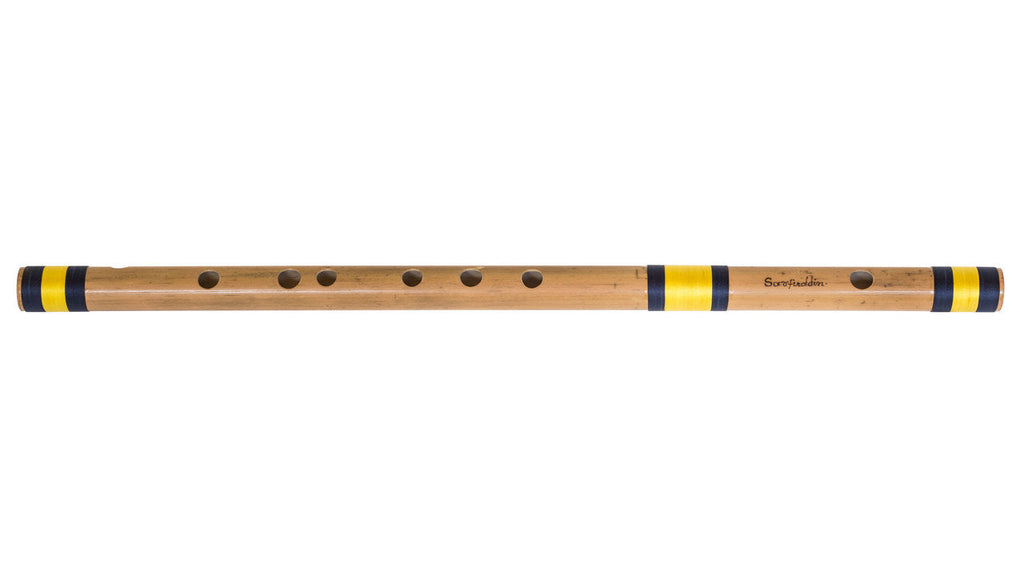 Sarfuddin Concert Bansuri Flute, Scale C Bass, 35", Bamboo