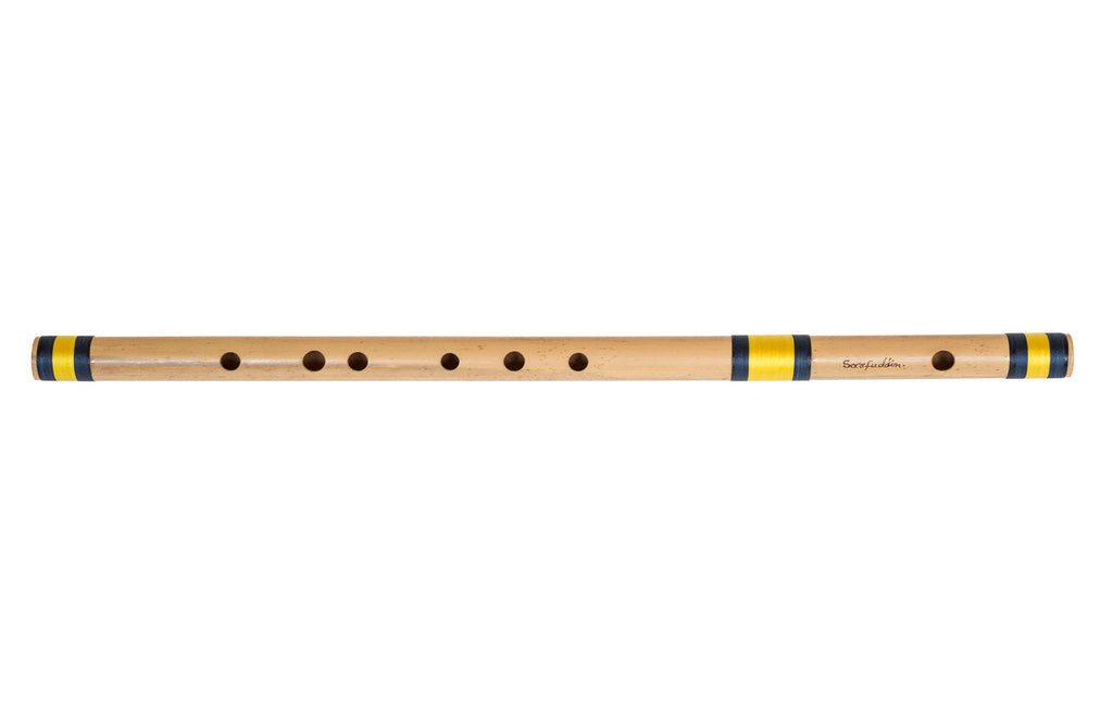 Sarfuddin Concert Bansuri Flute, Scale F# Bass, 26.5", Bamboo