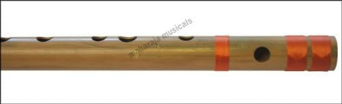 MAHARAJA Bansuri Scale C Natural Med. 19 Inch, Indian Bamboo Flute CEH