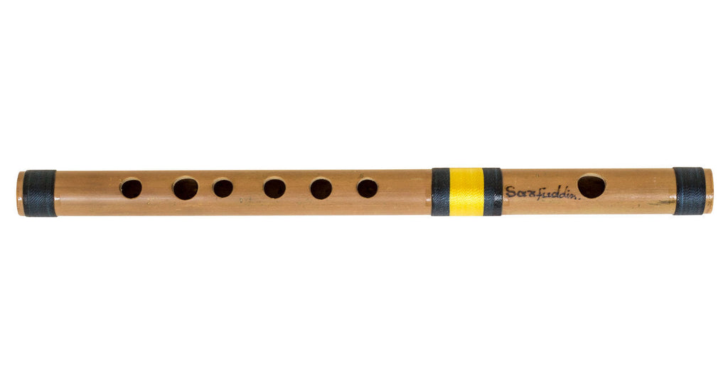 Sarfuddin Concert Bansuri Flute, Scale C# Small, 9", Bamboo
