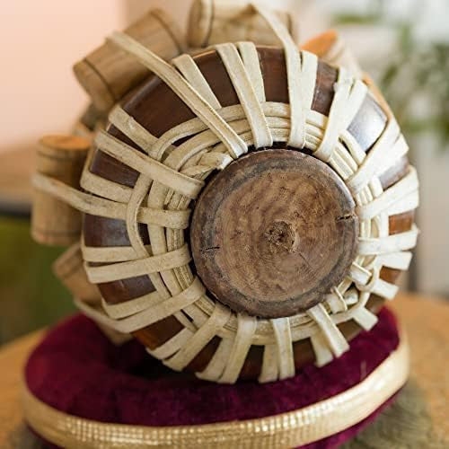 Maharaja Musicals Dayan Tabla, Sheesham Wood, With Gajra, Tuneable To C Sharp DY-2