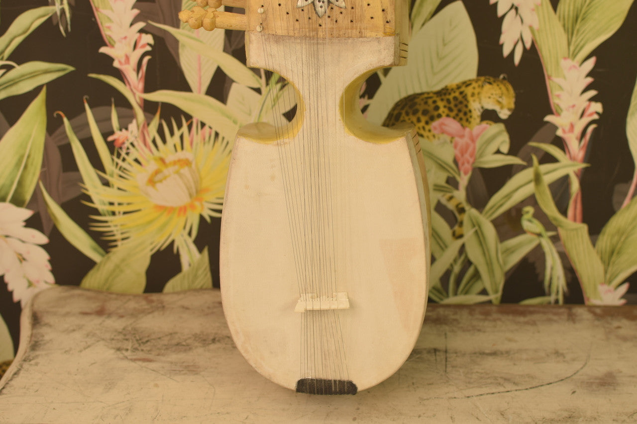 MAHARAJA MUSICALS Afghani Traditional Jackfruit Wood Designer Rabab/Rebab - NAR1