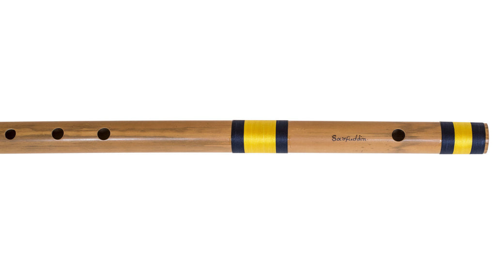 Sarfuddin Concert Bansuri Flute, Scale D Bass, 33.5", Bamboo