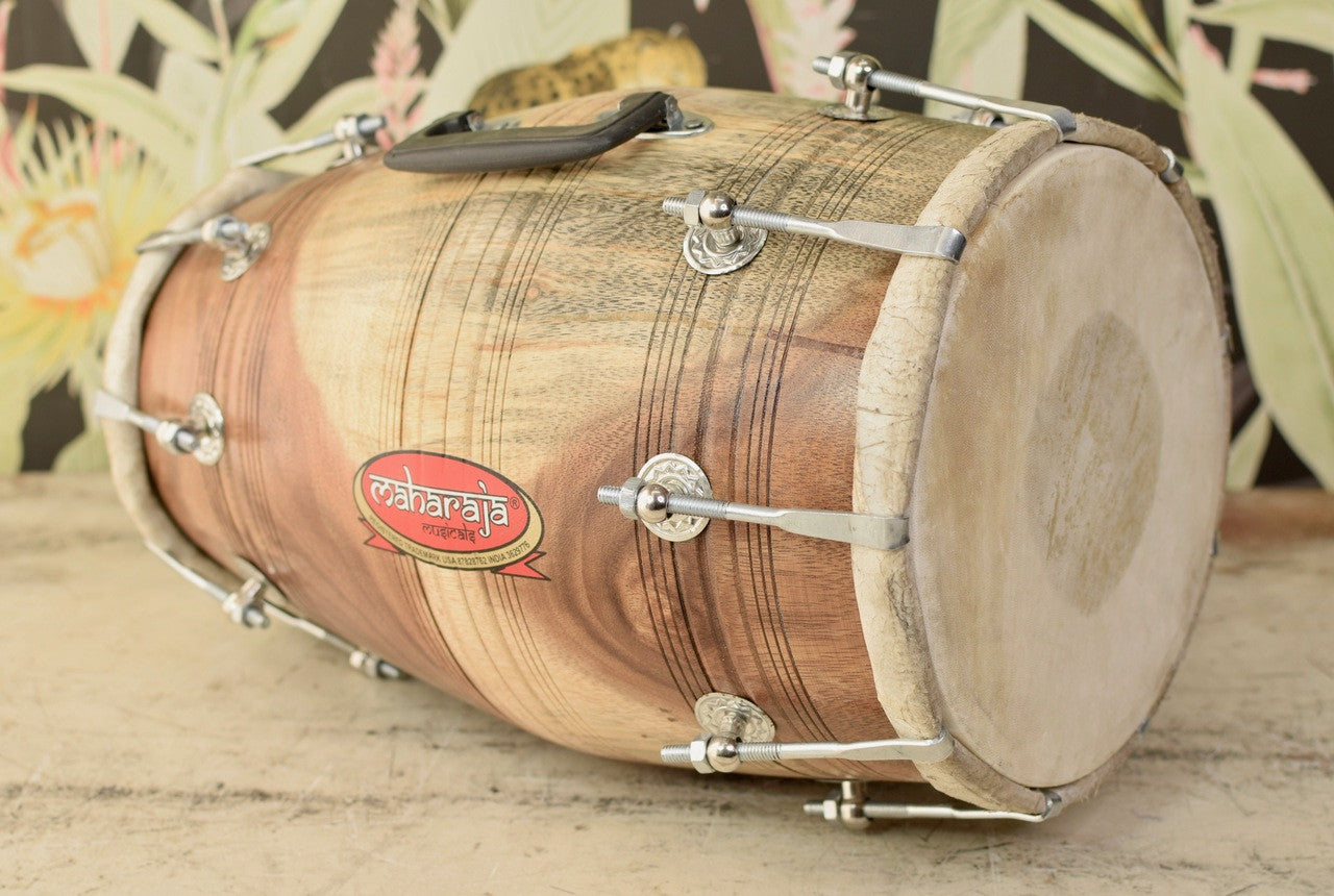 MAHARAJA Pro Dholak (Dholki), Sheesham Wood, Bolt-tuned, Spanner ABI
