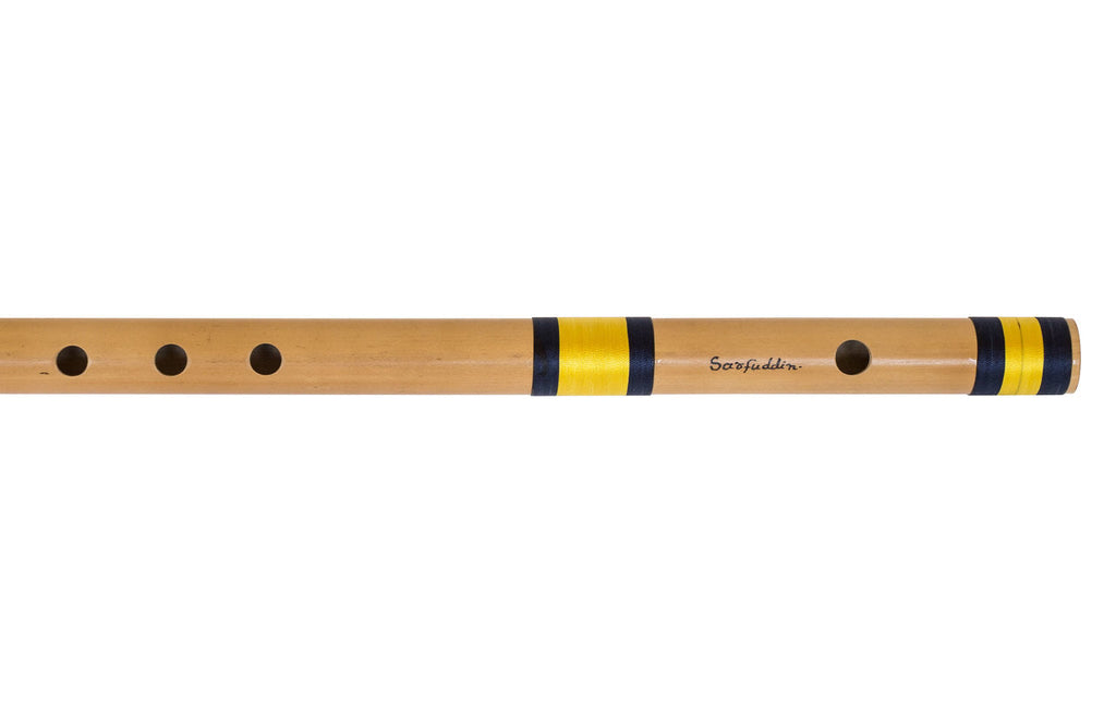 Sarfuddin Concert Bansuri Flute, Scale G Bass, 25.5", Bamboo