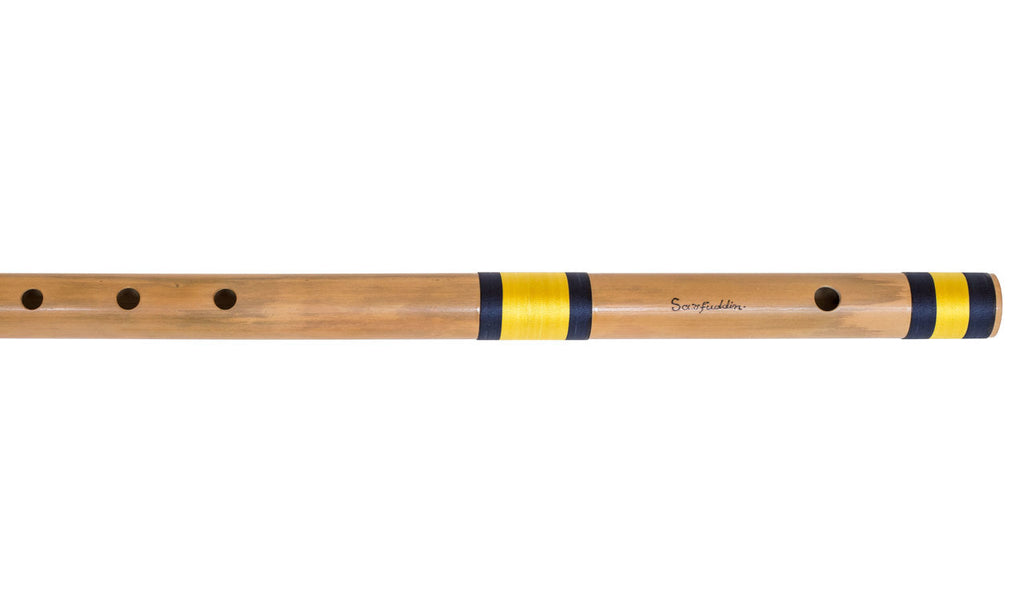 Sarfuddin Concert Bansuri Flute, Scale C# Bass, 34", Bamboo