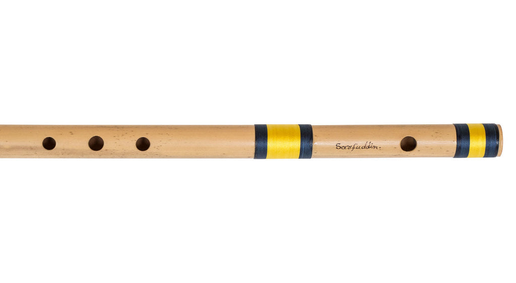 Sarfuddin Concert Bansuri Flute, Scale G# Bass, 24.5", Bamboo