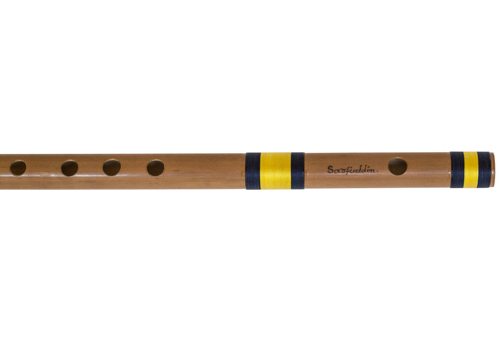 Sarfuddin Concert Bansuri Flute, Scale C# Medium, 18.6", Bamboo
