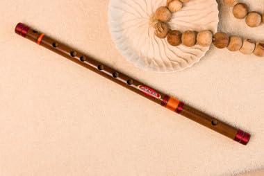 MAHARAJA Scale C Natural Medium 19 Inches, Indian Bamboo Flute (PDI-CCEH)
