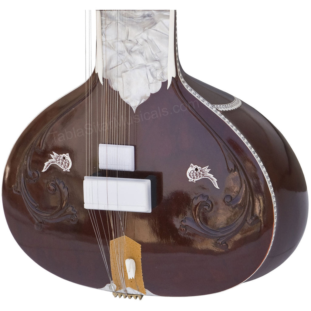 Jayanta Sengupta Sitar, Single Toomba, Fiber Case