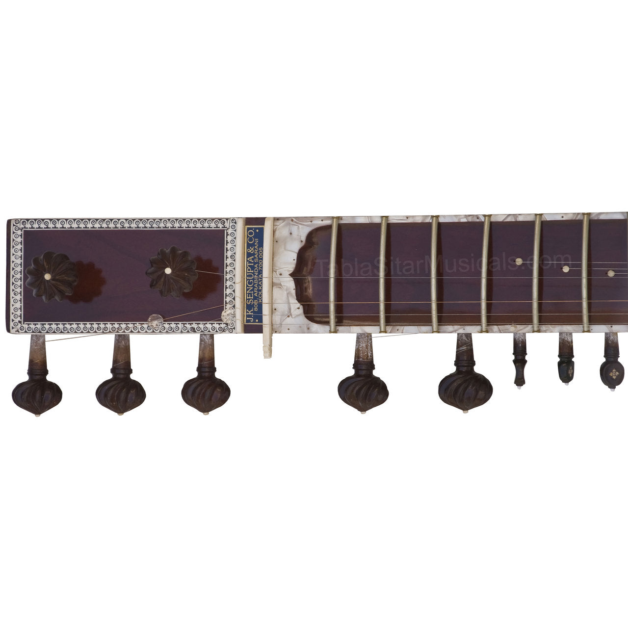 Jayanta Sengupta Sitar, Single Toomba, Fiber Case