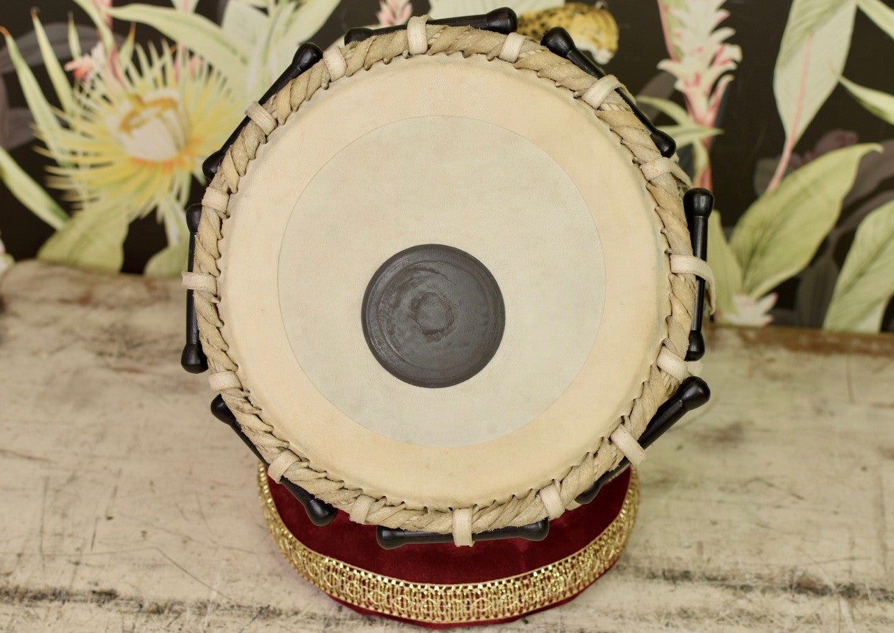 HARIDAS VHATKAR Chromed Tabla, 3.5KG Copper Bayan, Sheesham Dayan, ECH
