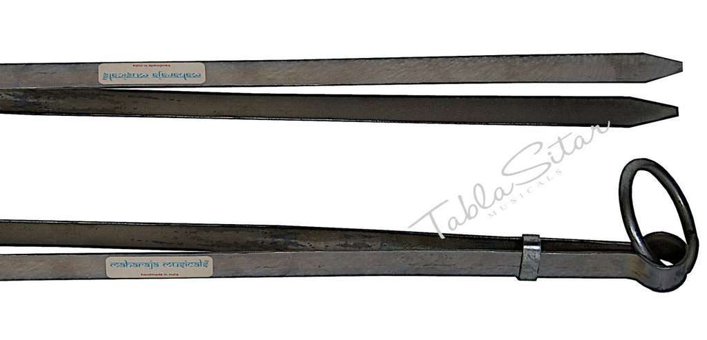 MAHARAJA Steel Plain Chimta/Chimpta Pair - Musical Fire Tongs - DBI
