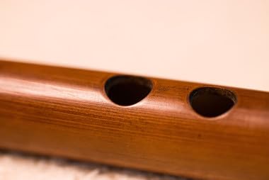 MAHARAJA Scale C Natural Medium 19 Inches, Indian Bamboo Flute (PDI-CCEH)