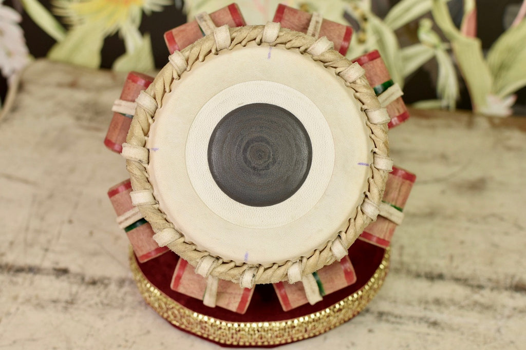 HARIDAS VHATKAR Chromed Tabla, 3.5KG Copper Bayan, Sheesham Dayan, ECH