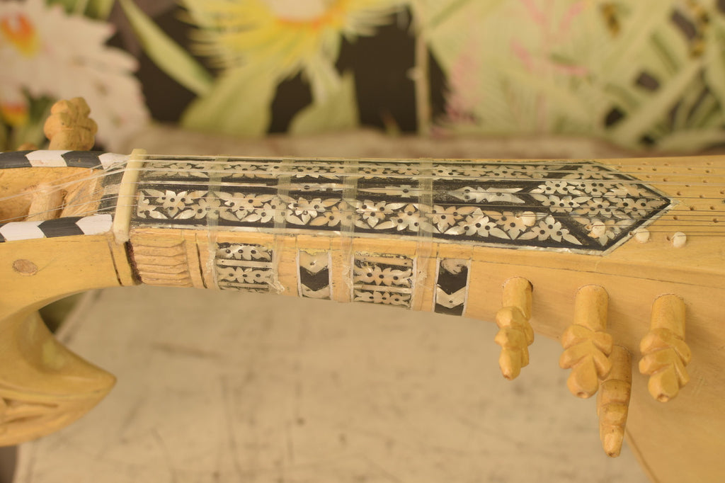 MAHARAJA MUSICALS Afghani Traditional Jackfruit Wood Designer Rabab/Rebab - NAR1
