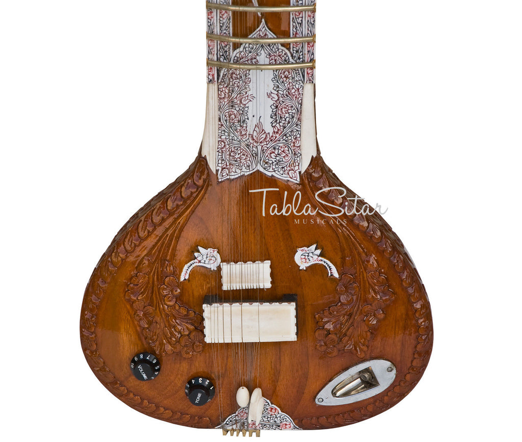 MAHARAJA Electric Sitar - Studio Edition - Vol. & Tone Controls AAH