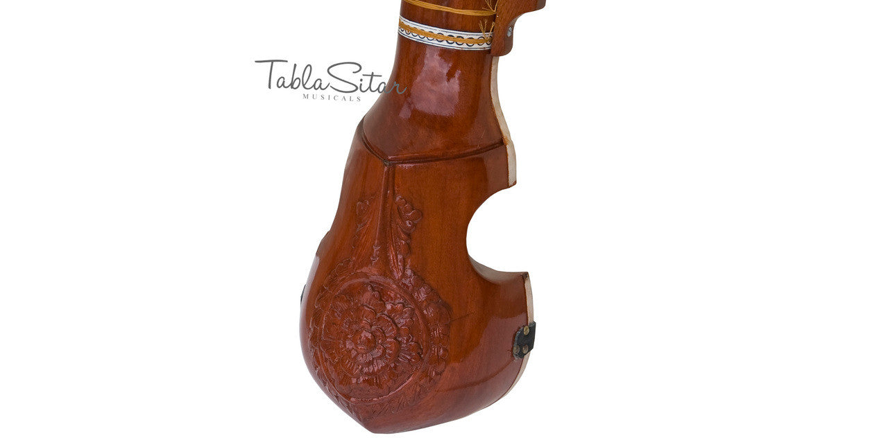 MAHARAJA Special Kaamdar Esraj, Special Bow, Tun Wood - ABA
