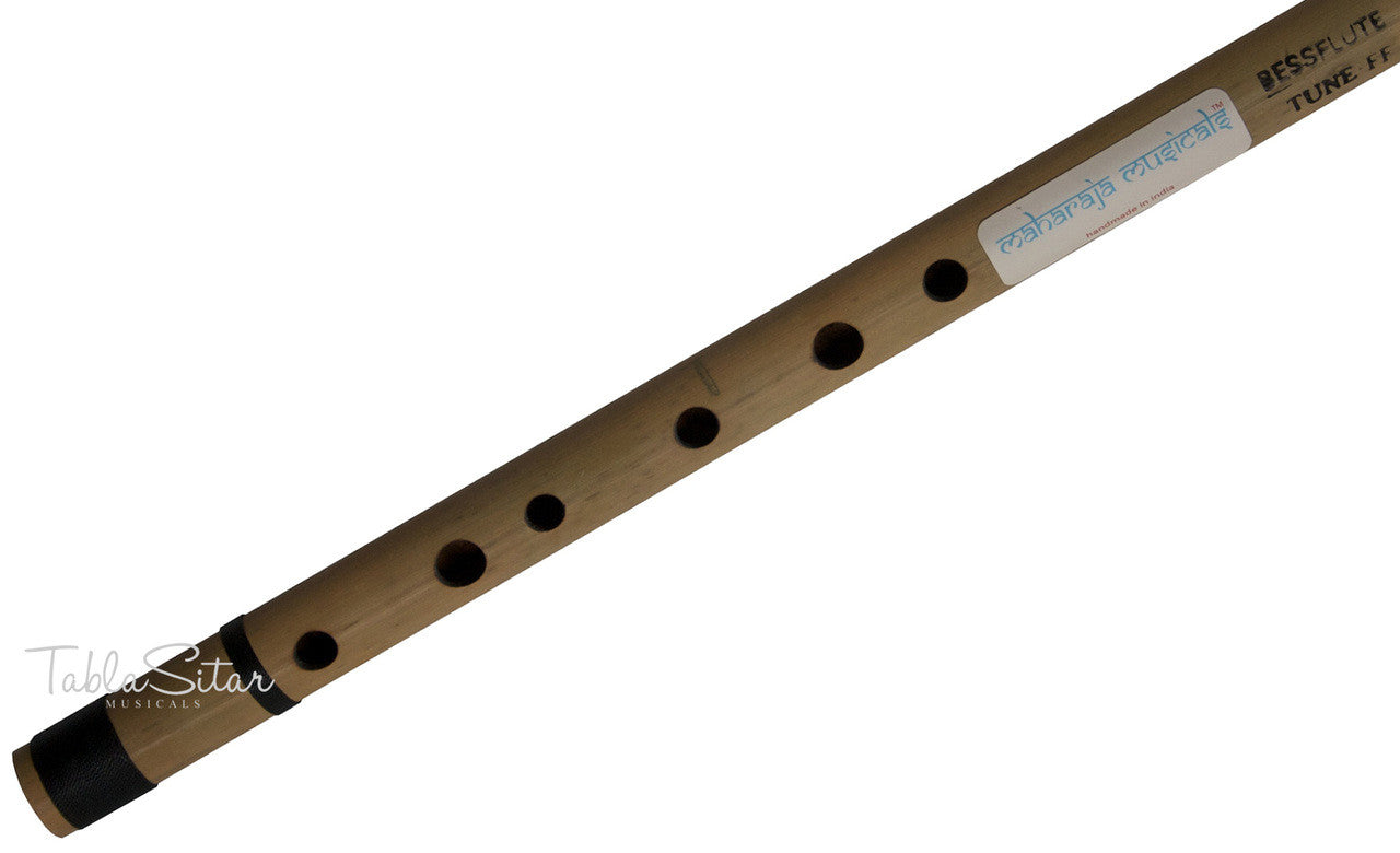 MAHARAJA Set of 18 Pcs Basic Bansuri - Indian Bamboo Flute Set ABE