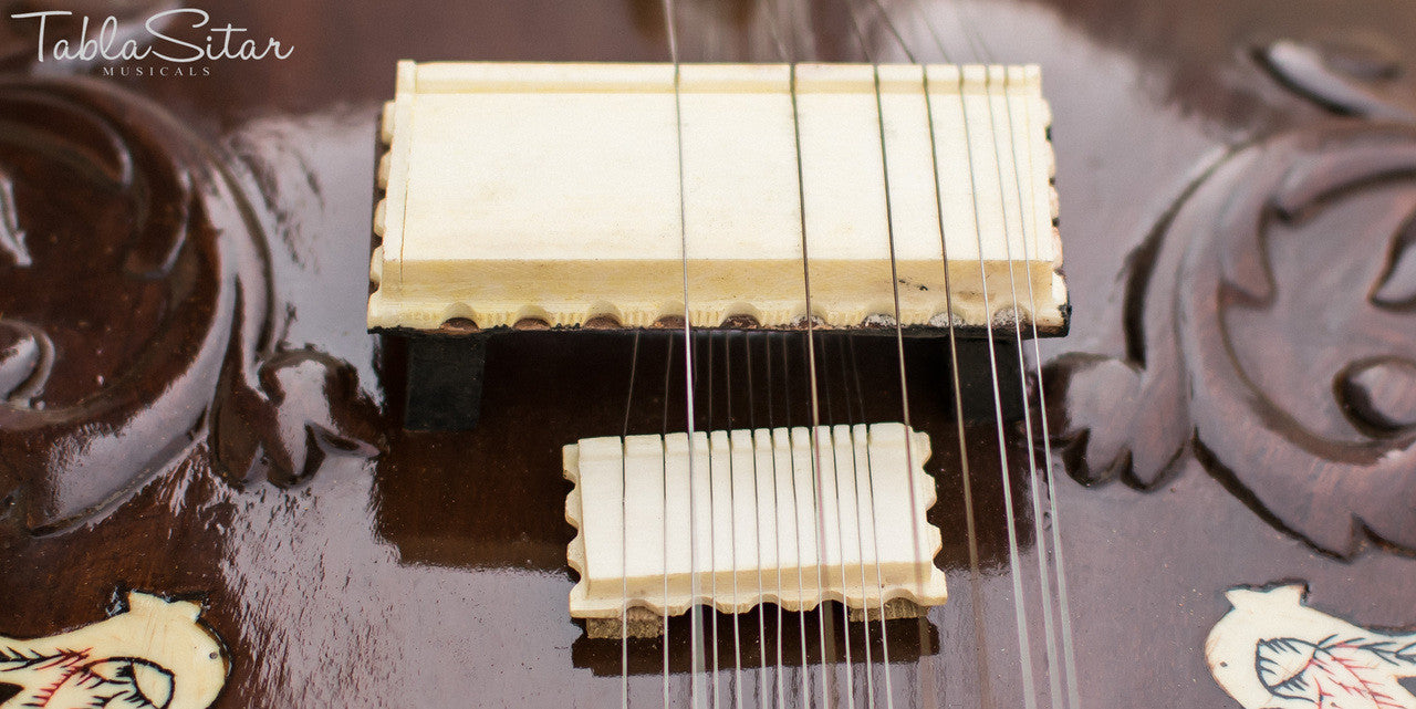 MAHARAJA Munda Sitar, Vilayat Khan Style, Fiber Trolley ACF