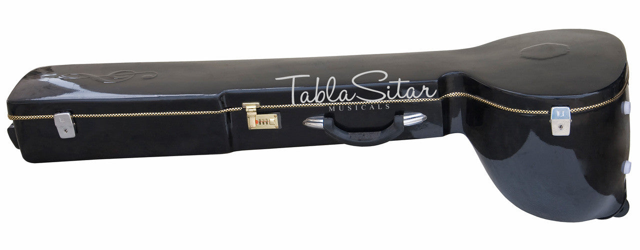 MAHARAJA Munda Sitar, Vilayat Khan Style, Fiber Trolley ACF