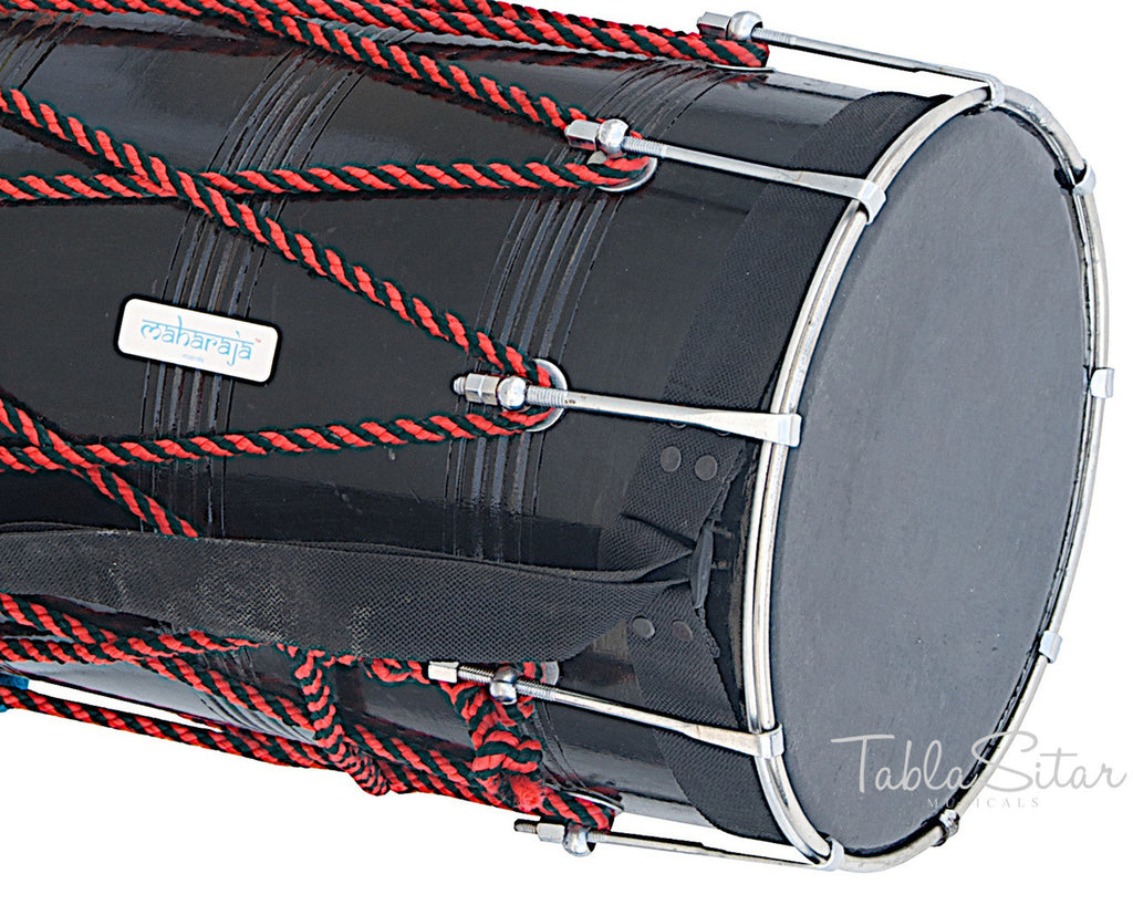 MAHARAJA Junior Dhol, Mango Wood, Punjabi Bhangra Dhol For Kids ACI