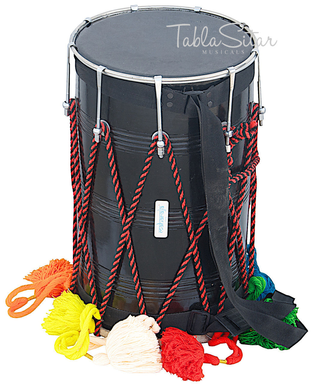 MAHARAJA Junior Dhol, Mango Wood, Punjabi Bhangra Dhol For Kids ACI