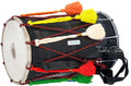 MAHARAJA Junior Dhol, Mango Wood, Punjabi Bhangra Dhol For Kids ACI