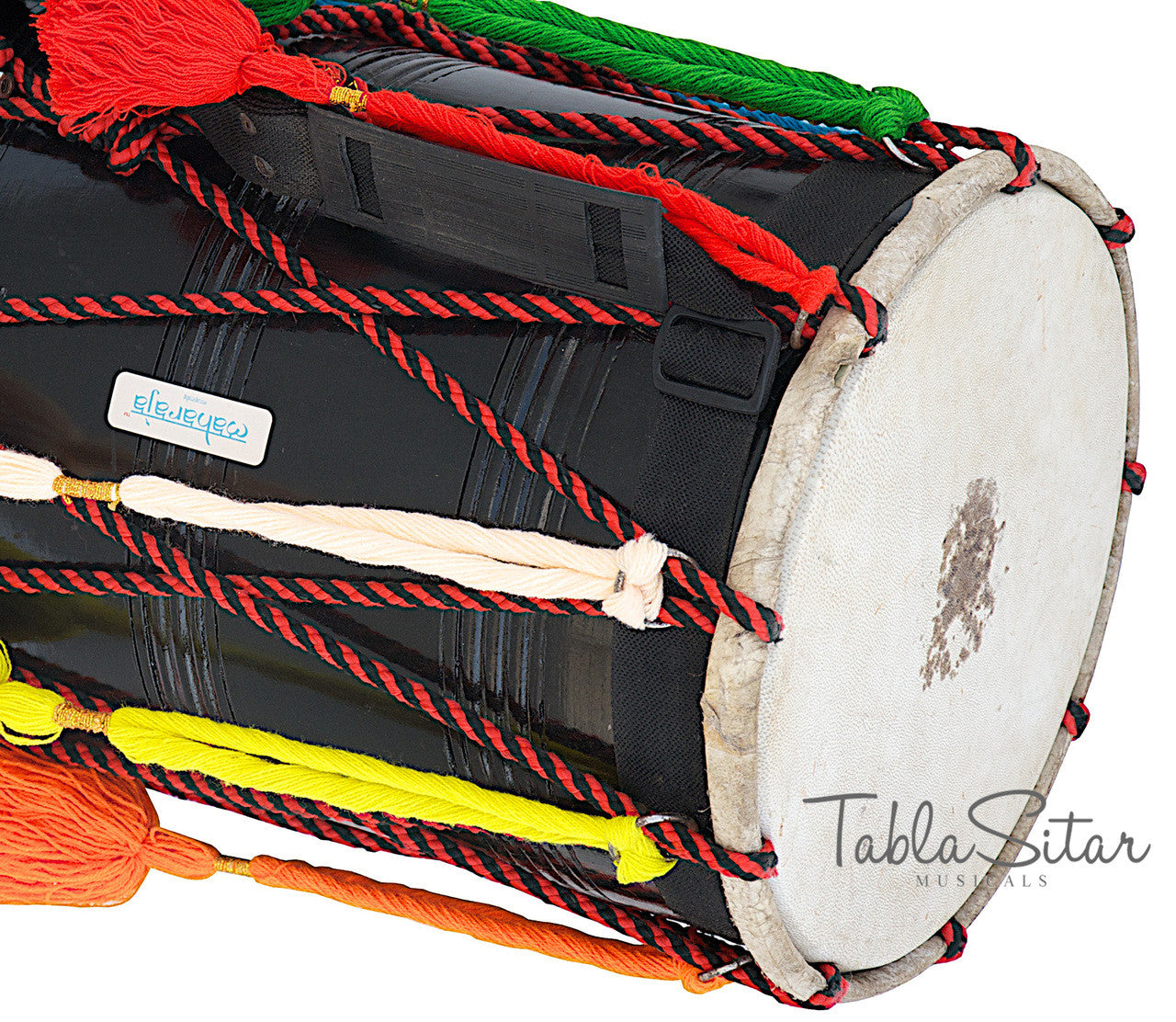 MAHARAJA Junior Dhol, Mango Wood, Punjabi Bhangra Dhol For Kids ACI