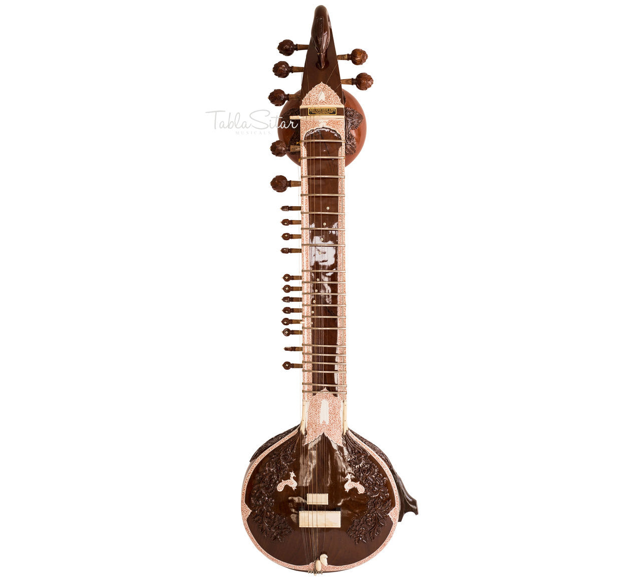 MKS Surbahar, Indian Bass Sitar, With Fiber Trolley ADC