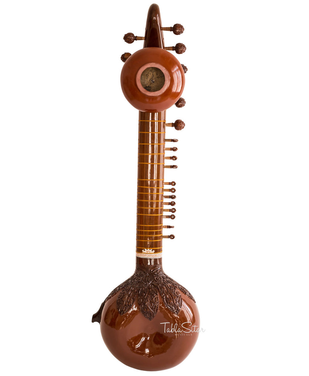 MKS Surbahar, Indian Bass Sitar, With Fiber Trolley ADC