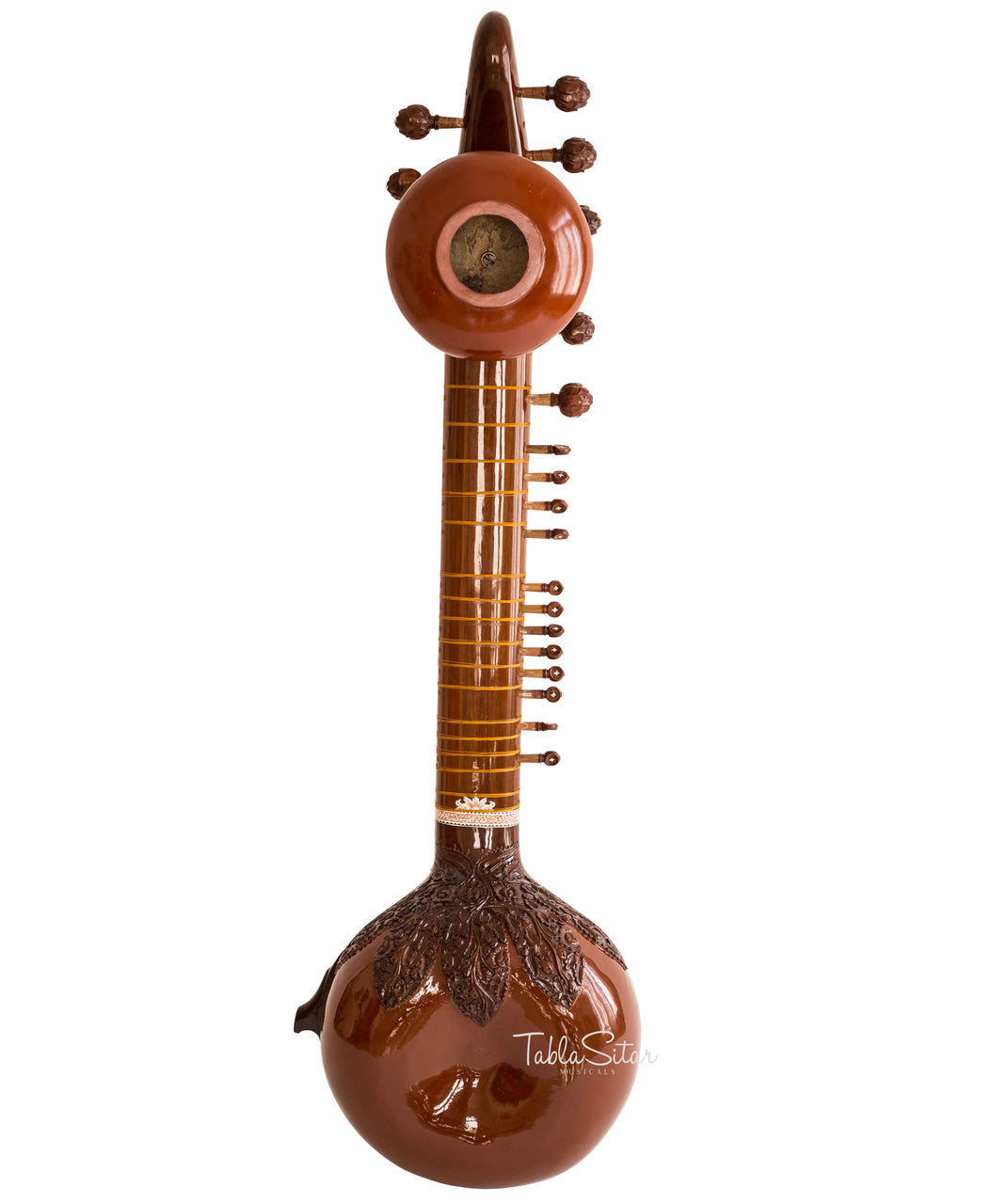 MKS Surbahar, Indian Bass Sitar, With Fiber Trolley ADC