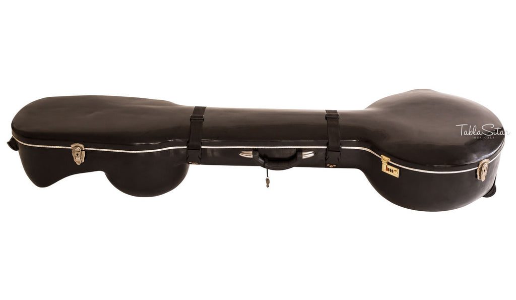 MKS Surbahar, Indian Bass Sitar, With Fiber Trolley ADC