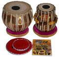 MUKTA DAS Golden Ganesha Tabla, 4KG Copper Bayan Finest Dayan, Bag ADD