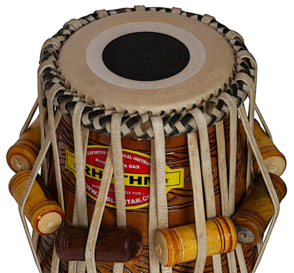 MUKTA DAS Golden Ganesha Tabla, 4KG Copper Bayan Finest Dayan, Bag ADD