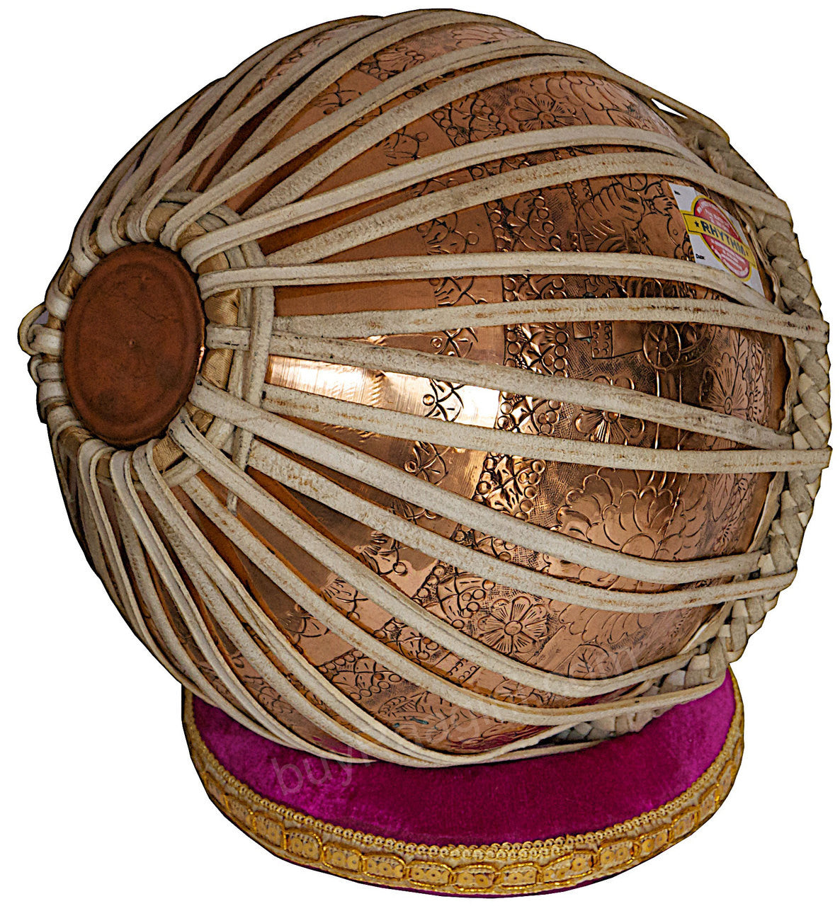 MUKTA DAS Golden Ganesha Tabla, 4KG Copper Bayan Finest Dayan, Bag ADD